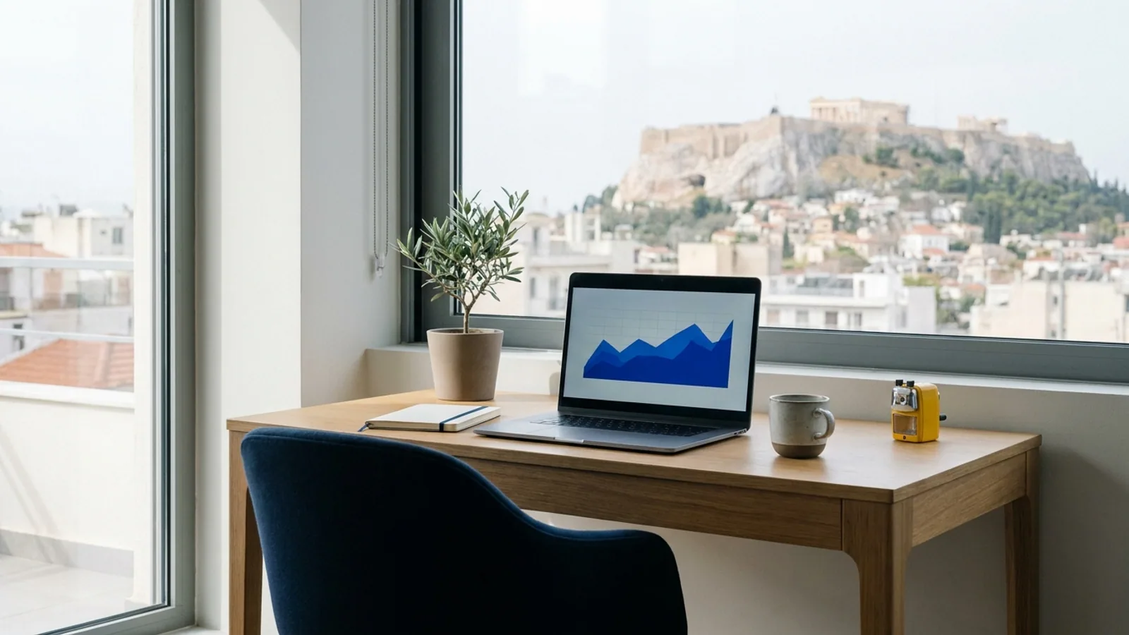 The Enigma Media workspace in Athens